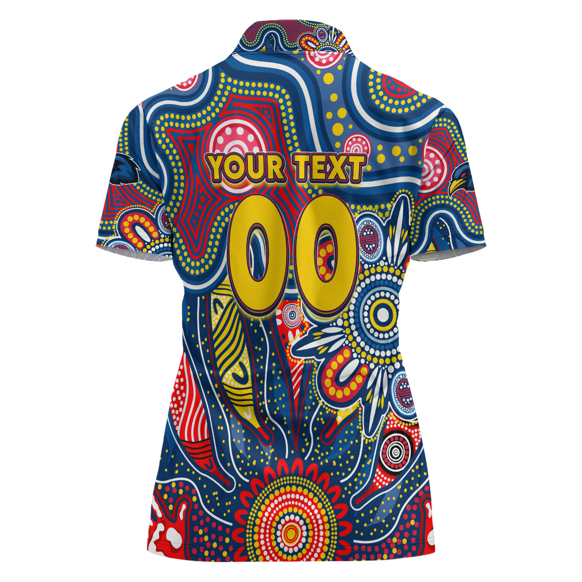 Personalised Lions NAIDOC Week 2024 Women Polo Shirt Aussie Aboriginal Art