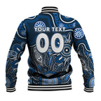 Personalised Blues NAIDOC Week 2024 Baseball Jacket Aussie Aboriginal Art