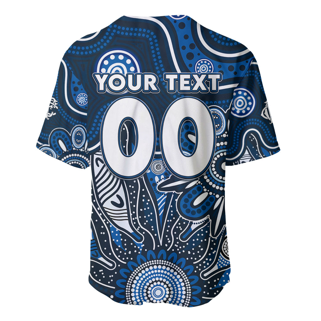 Personalised Blues NAIDOC Week 2024 Baseball Jersey Aussie Aboriginal Art