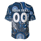 Personalised Blues NAIDOC Week 2024 Baseball Jersey Aussie Aboriginal Art