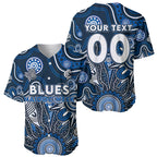 Personalised Blues NAIDOC Week 2024 Baseball Jersey Aussie Aboriginal Art