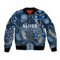 Personalised Blues NAIDOC Week 2024 Bomber Jacket Aussie Aboriginal Art