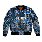 Personalised Blues NAIDOC Week 2024 Bomber Jacket Aussie Aboriginal Art