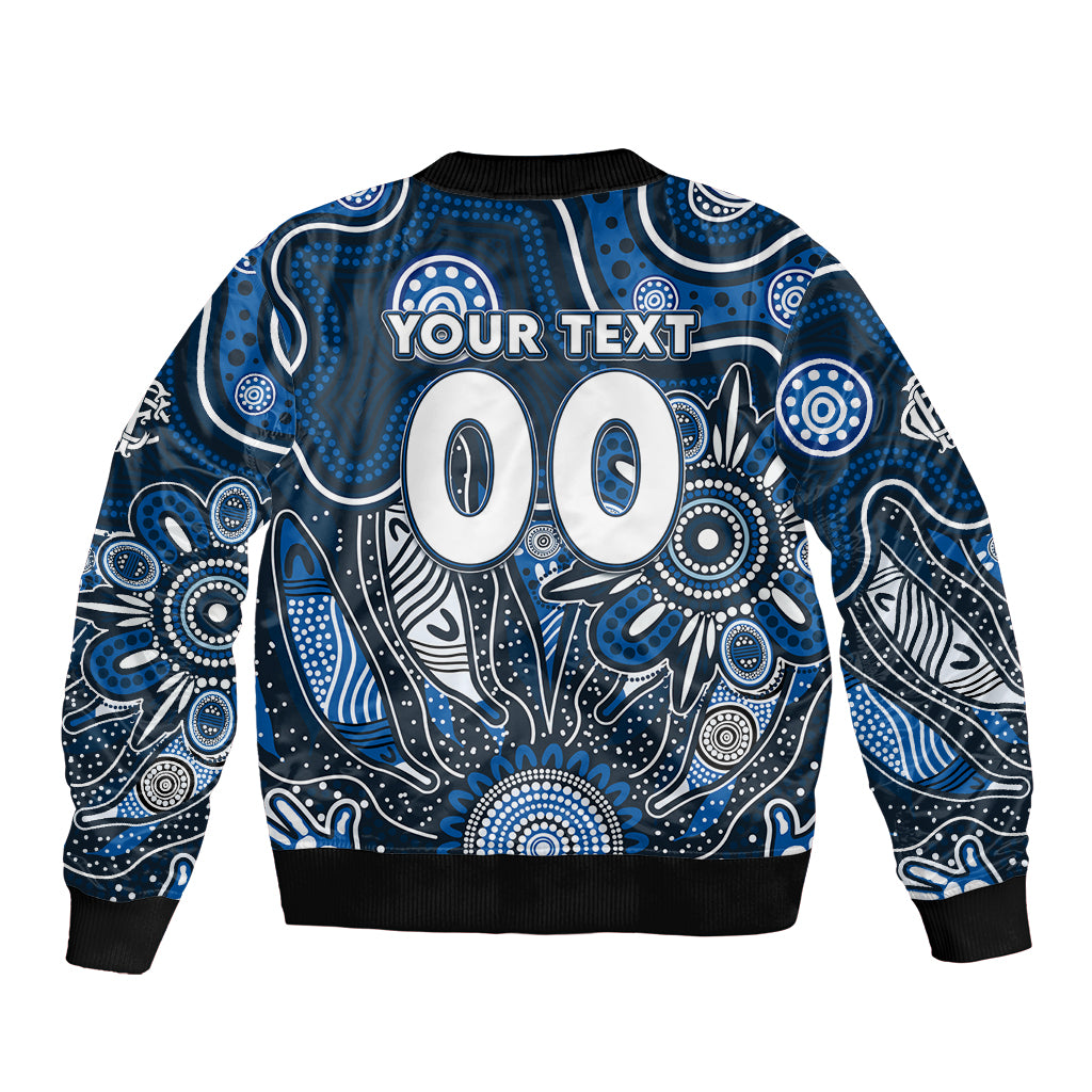 Personalised Blues NAIDOC Week 2024 Bomber Jacket Aussie Aboriginal Art