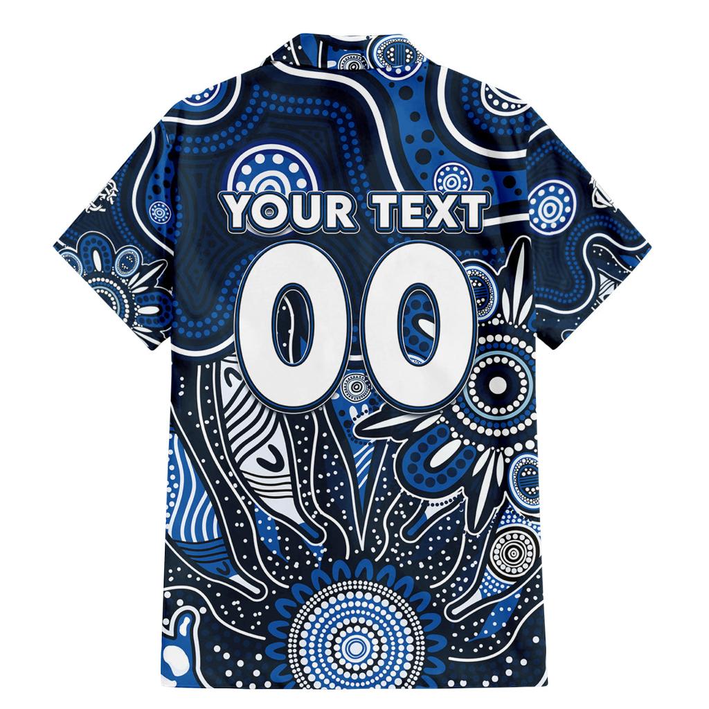 Personalised Blues NAIDOC Week 2024 Family Matching Mermaid Dress and Hawaiian Shirt Aussie Aboriginal Art