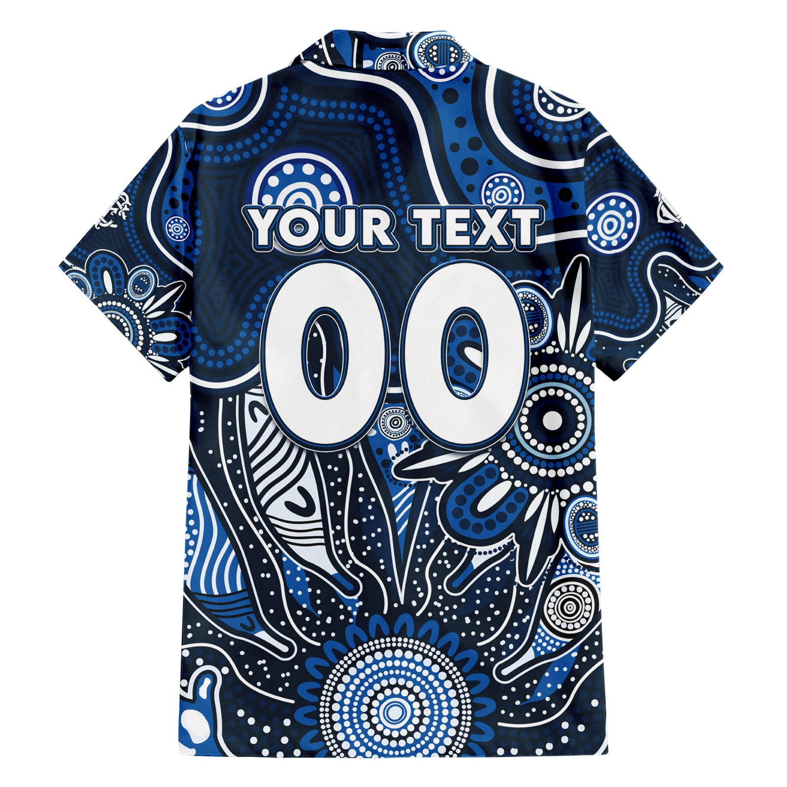 Personalised Blues NAIDOC Week 2024 Hawaiian Shirt Aussie Aboriginal Art