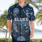 Personalised Blues NAIDOC Week 2024 Hawaiian Shirt Aussie Aboriginal Art