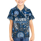 Personalised Blues NAIDOC Week 2024 Hawaiian Shirt Aussie Aboriginal Art