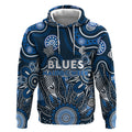 Personalised Blues NAIDOC Week 2024 Hoodie Aussie Aboriginal Art