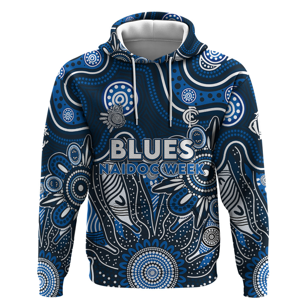Personalised Blues NAIDOC Week 2024 Hoodie Aussie Aboriginal Art