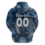 Personalised Blues NAIDOC Week 2024 Hoodie Aussie Aboriginal Art