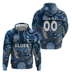 Personalised Blues NAIDOC Week 2024 Hoodie Aussie Aboriginal Art