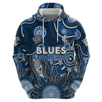 Personalised Blues NAIDOC Week 2024 Hoodie Aussie Aboriginal Art