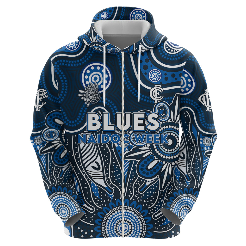 Personalised Blues NAIDOC Week 2024 Hoodie Aussie Aboriginal Art