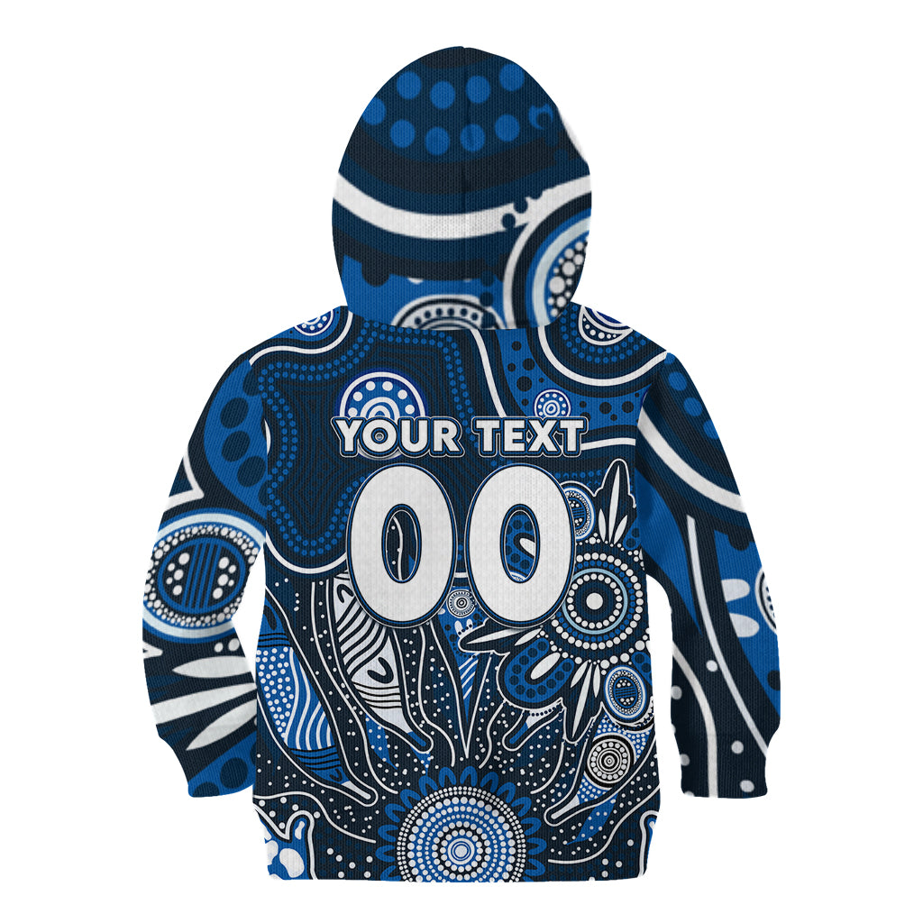 Personalised Blues NAIDOC Week 2024 Kid Hoodie Aussie Aboriginal Art