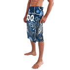 Personalised Blues NAIDOC Week 2024 Lavalava Aussie Aboriginal Art