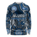 Personalised Blues NAIDOC Week 2024 Long Sleeve Shirt Aussie Aboriginal Art