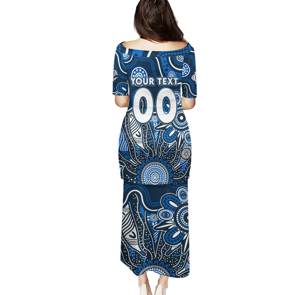 Personalised Blues NAIDOC Week 2024 Puletasi Aussie Aboriginal Art