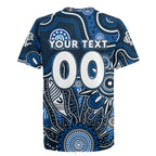Personalised Blues NAIDOC Week 2024 Rugby Jersey Aussie Aboriginal Art
