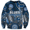Personalised Blues NAIDOC Week 2024 Sweatshirt Aussie Aboriginal Art