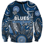 Personalised Blues NAIDOC Week 2024 Sweatshirt Aussie Aboriginal Art