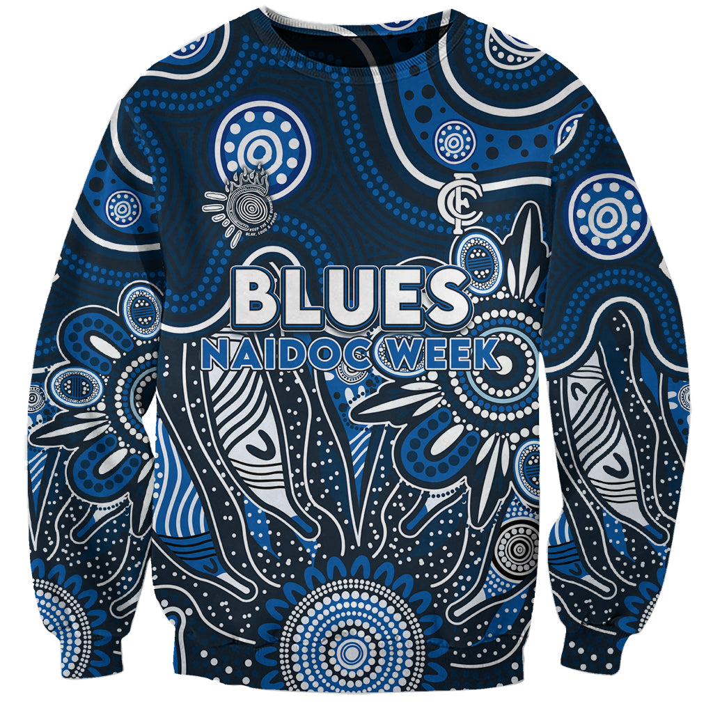 Personalised Blues NAIDOC Week 2024 Sweatshirt Aussie Aboriginal Art