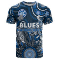 Personalised Blues NAIDOC Week 2024 T Shirt Aussie Aboriginal Art