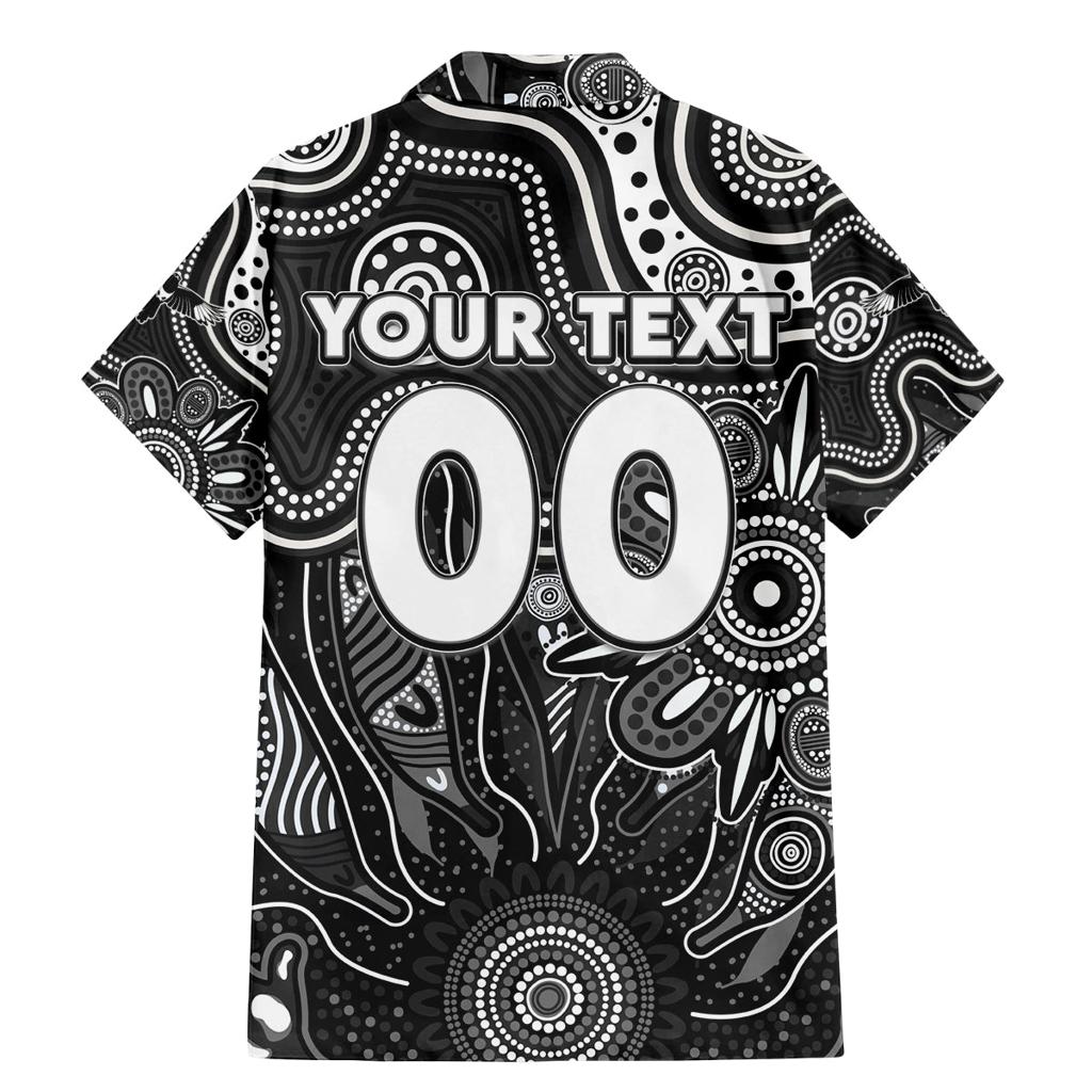 Personalised Magpies NAIDOC Week 2024 Family Matching Mermaid Dress and Hawaiian Shirt Aussie Aboriginal Art