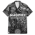 Personalised Magpies NAIDOC Week 2024 Family Matching Tank Maxi Dress and Hawaiian Shirt Aussie Aboriginal Art