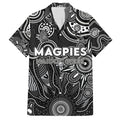 Personalised Magpies NAIDOC Week 2024 Hawaiian Shirt Aussie Aboriginal Art