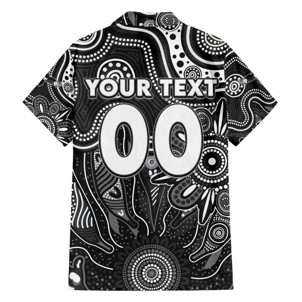 Personalised Magpies NAIDOC Week 2024 Hawaiian Shirt Aussie Aboriginal Art