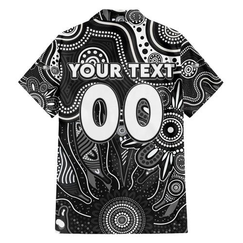 Personalised Magpies NAIDOC Week 2024 Hawaiian Shirt Aussie Aboriginal Art