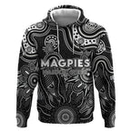 Personalised Magpies NAIDOC Week 2024 Hoodie Aussie Aboriginal Art