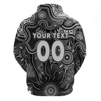Personalised Magpies NAIDOC Week 2024 Hoodie Aussie Aboriginal Art