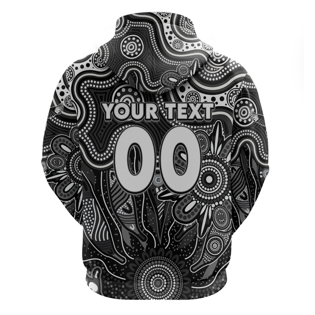 Personalised Magpies NAIDOC Week 2024 Hoodie Aussie Aboriginal Art