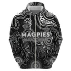 Personalised Magpies NAIDOC Week 2024 Hoodie Aussie Aboriginal Art