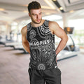 Personalised Magpies NAIDOC Week 2024 Men Tank Top Aussie Aboriginal Art
