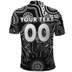 Personalised Magpies NAIDOC Week 2024 Polo Shirt Aussie Aboriginal Art