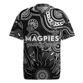 Personalised Magpies NAIDOC Week 2024 Rugby Jersey Aussie Aboriginal Art