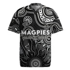 Personalised Magpies NAIDOC Week 2024 Rugby Jersey Aussie Aboriginal Art