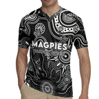 Personalised Magpies NAIDOC Week 2024 Rugby Jersey Aussie Aboriginal Art