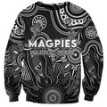 Personalised Magpies NAIDOC Week 2024 Sweatshirt Aussie Aboriginal Art