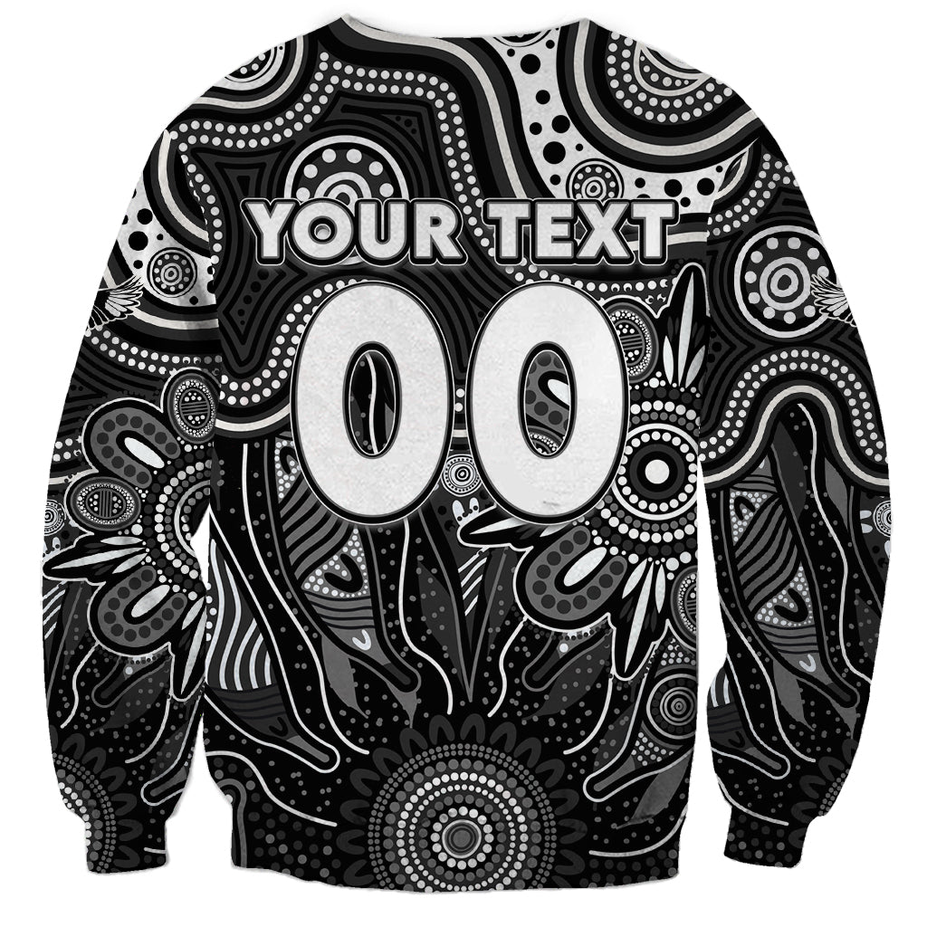 Personalised Magpies NAIDOC Week 2024 Sweatshirt Aussie Aboriginal Art