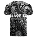 Personalised Magpies NAIDOC Week 2024 T Shirt Aussie Aboriginal Art