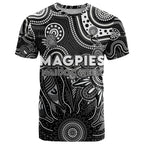 Personalised Magpies NAIDOC Week 2024 T Shirt Aussie Aboriginal Art