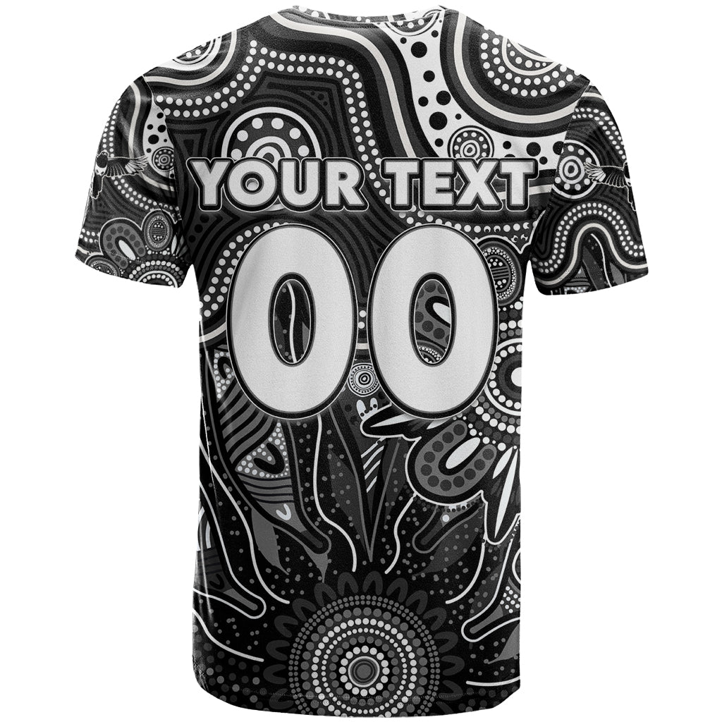 Personalised Magpies NAIDOC Week 2024 T Shirt Aussie Aboriginal Art