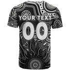 Personalised Magpies NAIDOC Week 2024 T Shirt Aussie Aboriginal Art
