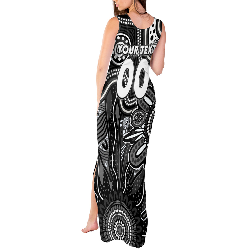 Personalised Magpies NAIDOC Week 2024 Tank Maxi Dress Aussie Aboriginal Art