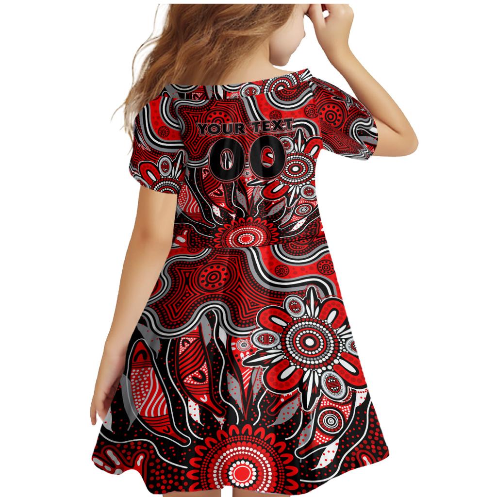 Personalised Bombers NAIDOC Week 2024 Family Matching Mermaid Dress and Hawaiian Shirt Aussie Aboriginal Art