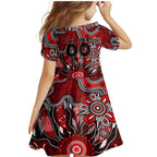Personalised Bombers NAIDOC Week 2024 Family Matching Mermaid Dress and Hawaiian Shirt Aussie Aboriginal Art